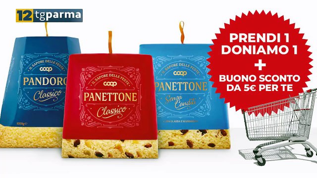 DA COOP OLTRE 350 PANETTONI E 9.500 EURO ALLE REALTÀ SOLIDALI DI PARMA | DA COOP OLTRE 350 PANETTONI E 9.500 EURO ALLE REALTÀ SOLIDALI DI PARMA