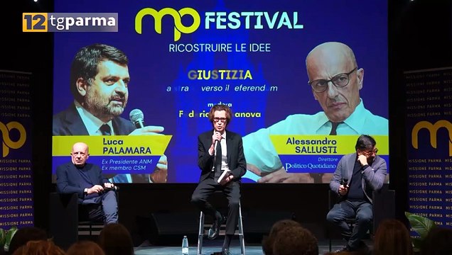 GIUSTIZIA, PALAMARA E SALLUSTI AL FESTIVAL MISSIONE PARMA | GIUSTIZIA, PALAMARA E SALLUSTI AL FESTIVAL MISSIONE PARMA