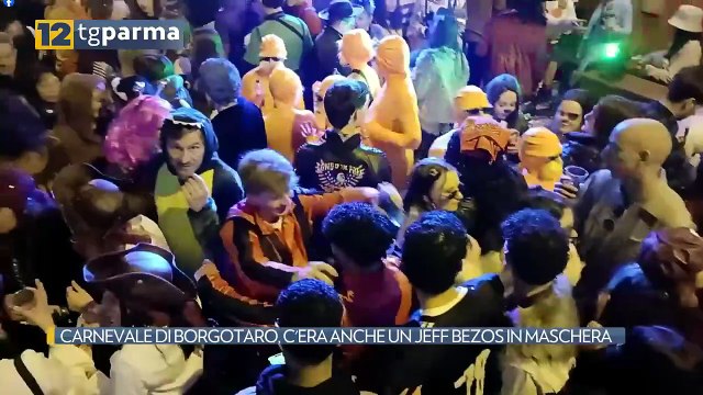 CARNEVALE DI BORGOTARO, C'ERA ANCHE L'ALTER EGO DI JEFF BEZOS | CARNEVALE DI BORGOTARO, C'ERA ANCHE L'ALTER EGO DI JEFF BEZOS