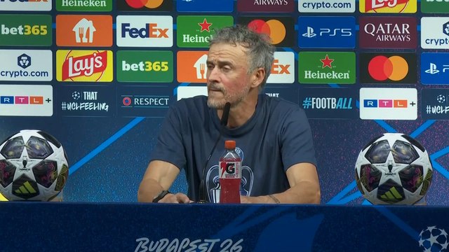Luis Enrique, conference de presse
