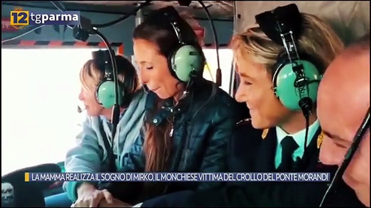 LA MAMMA REALIZZA IL SOGNO DI MIRKO, IL MONCHIESE VITTIMA DEL CROLLO DEL PONTE MORANDI