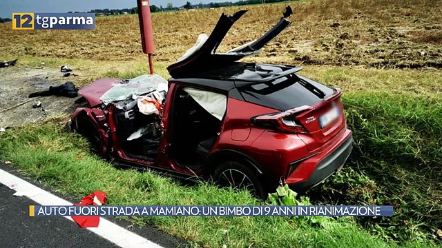 AUTO FUORI STRADA A MAMIANO: UN BIMBO DI 9 ANNI IN RIANIMAZIONE