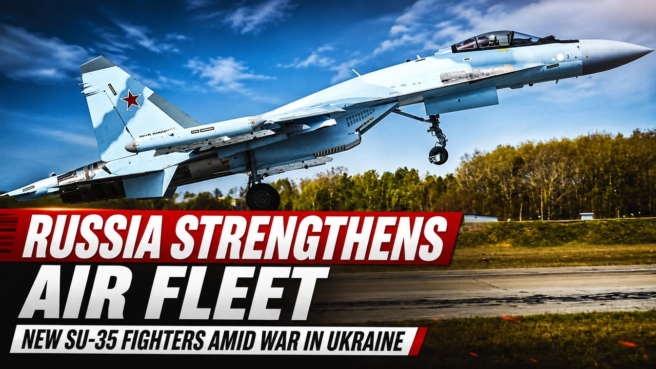 Russia strengthens air fleet with new Su-35 fighters amid war in Ukraine