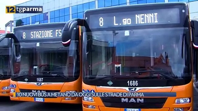 10 NUOVI BUS A METANO DA OGGI SULLE STRADE DI PARMA