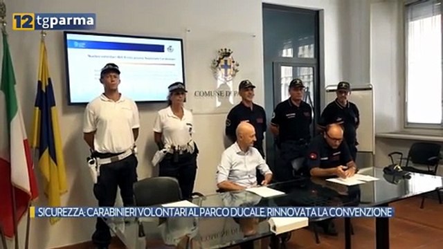 SICUREZZA: CARABINIERI VOLONTARI AL PARCO DUCALE, RINNOVATA LA CONVENZIONE