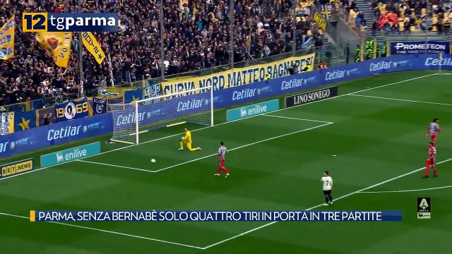 PARMA, SENZA BERNABÈ SOLO QUATTRO TIRI IN PORTA IN TRE PARTITE | PARMA, SENZA BERNABÈ SOLO QUATTRO TIRI IN PORTA IN TRE PARTITE