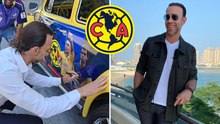 Club América: Aficionado lleva su coche para ser firmado por Luis Roberto Alves 'Zague'