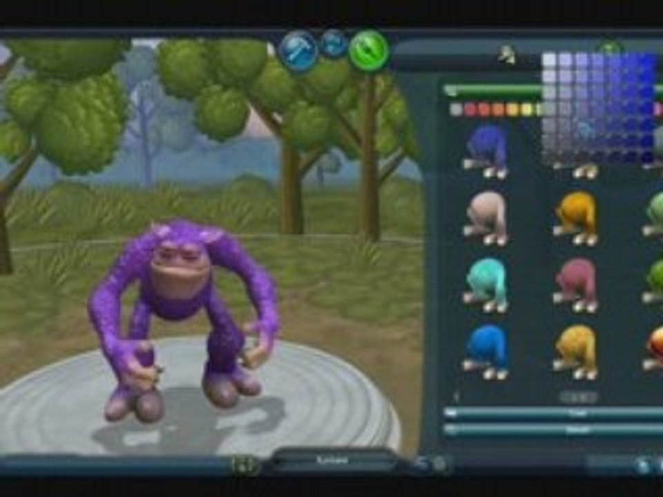 Spore - mode coloration