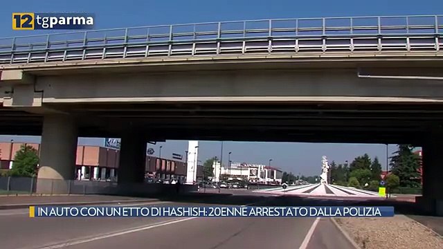 IN AUTO CON UN ETTO DI HASHISH: 20ENNE ARRESTATO DALLA POLIZIA