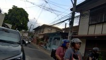 Contra Traffic Along T. San Luis Street in Manila City in the Philippines