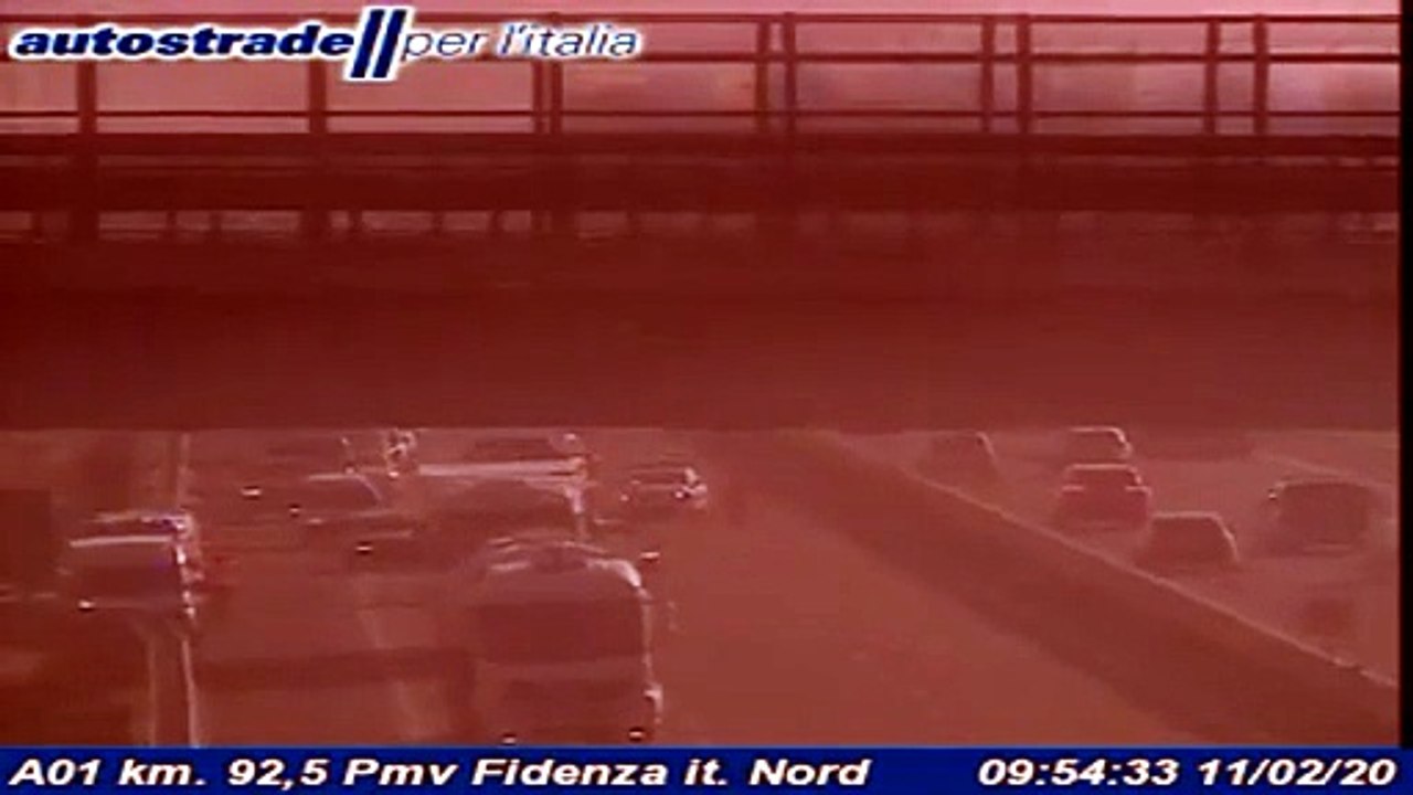 foto del luogo dell'incid A1