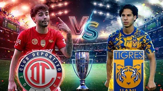 Toluca vs Tigres: Impresionantes tifos de los Diablos Rojos en el Nemesio Diez