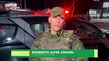 "Apenas cinco eram realmente passageiros", diz tenente sobre ônibus fiscalizado em Cascavel
