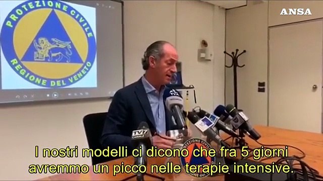 Coronavirus, Zaia: RIspettiamo le regole o ci saranno due milioni di contagiati
