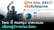 โพล ชี้ คนกรุง เทคะแนนเลือกผู้ว่าฯกทม.อิสระ | ทันข่าวสุดสัปดาห์ | 31 พ.ค. 69