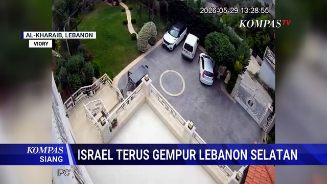 Detik-Detik Israel Serang Rumah di Lebanon Selatan, Dilaporkan Ada Korban Luka | KOMPAS SIANG