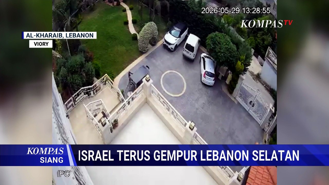 Detik-Detik Israel Serang Rumah di Lebanon Selatan, Dilaporkan Ada Korban Luka | KOMPAS SIANG