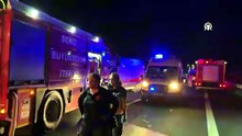 Denizli'de bariyerlere çarparak yanan yolcu otobüsündeki 3 kişi öldü, 20 kişi yaralandı