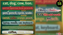 #MindPuzzle 🧠🧩 Find the odd words out! 🔍