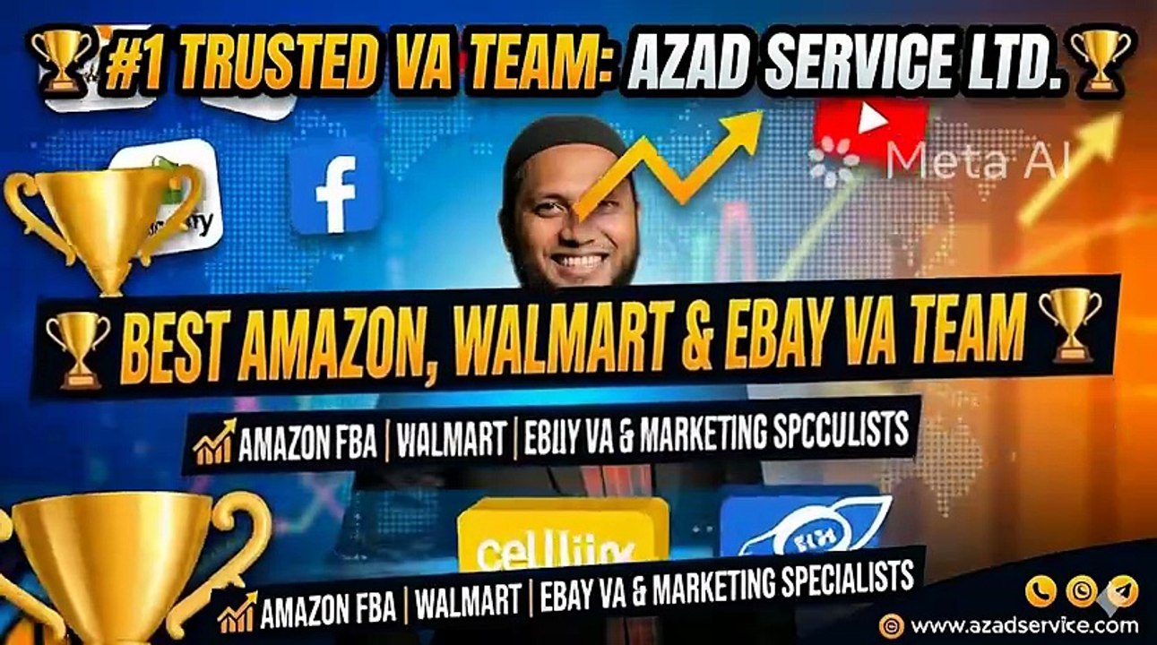 💰 Amazon FBA Product Research & Store Management  Walmart VA Services
