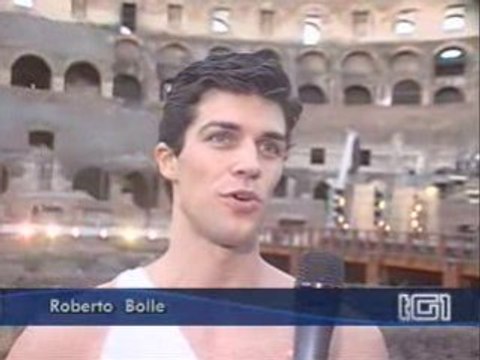Bolle and friends al Colosseo dal TG1 Rai
