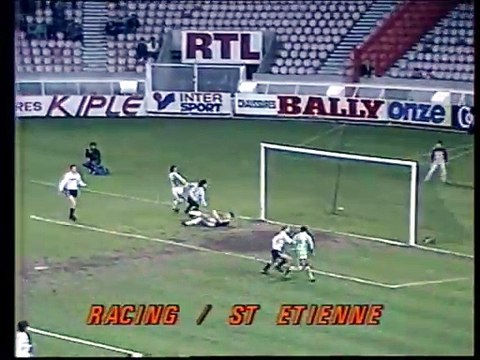 RACING PARIS - SAINT ETIENNE - 1986- SAISON 1985/1986 -