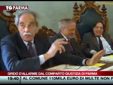 Tg Parma - Grido d'allarme dal comparto Giustizia