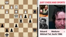 Mikhail Tal ganando con tacticas de ajedrez (2)