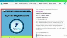 How to Buy"' Verified Paypal Accounts Safely