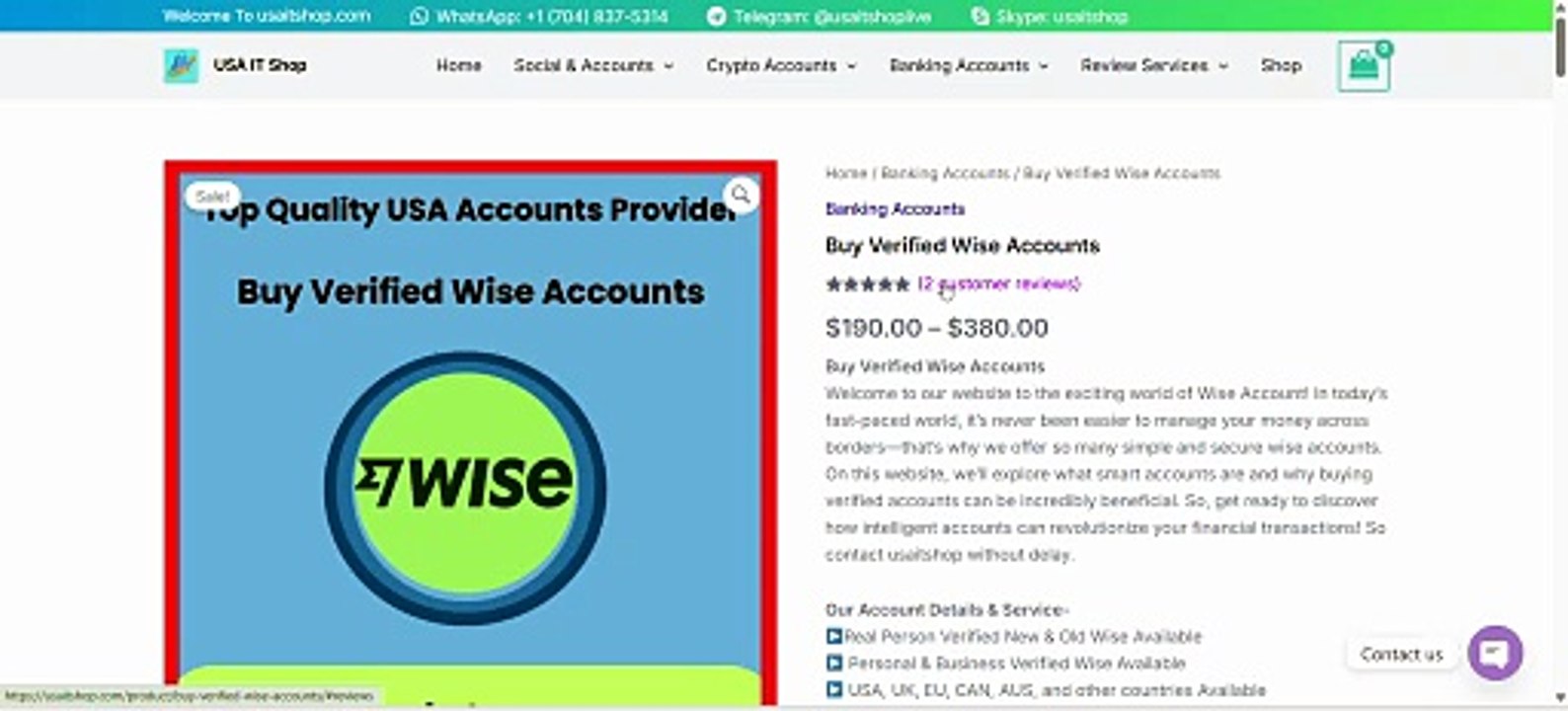 Top Platforms For Buying" Verified Wise Account