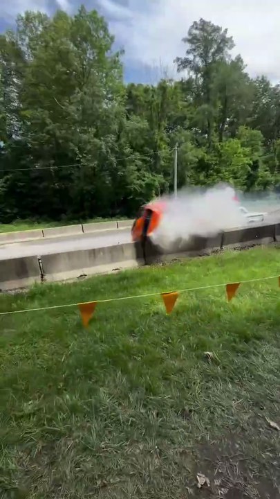 Shocking Moment: Car Flips During Drag Race