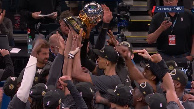 Wemby emotional after Spurs reach NBA Finals