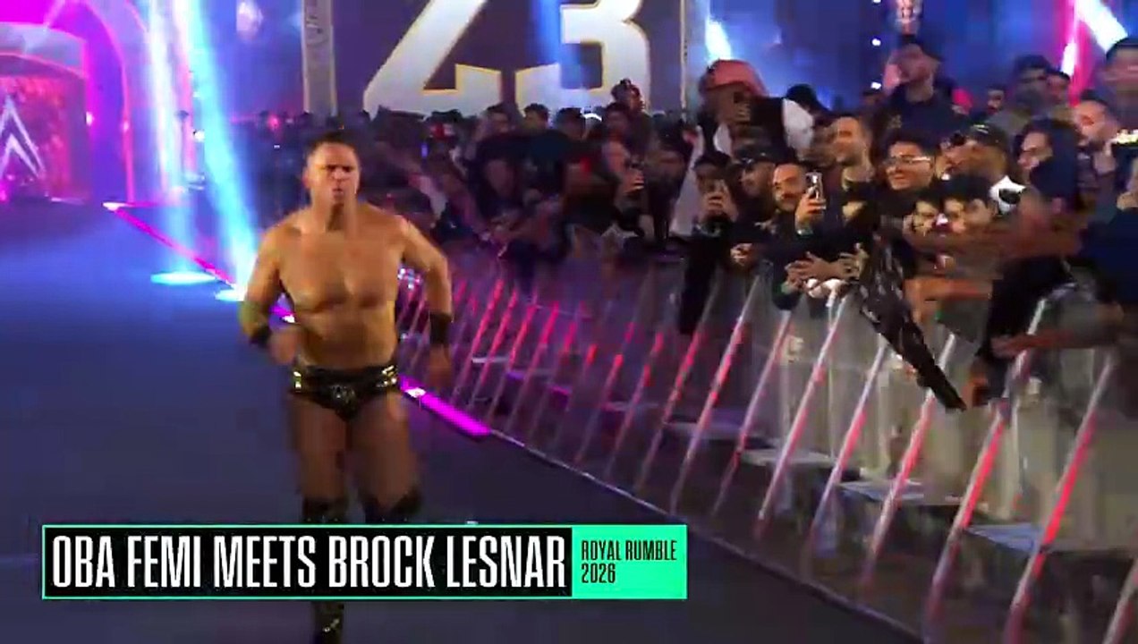 Oba Femi vs. Brock Lesnar 2   Road to Clash in Italy WWE Playlist