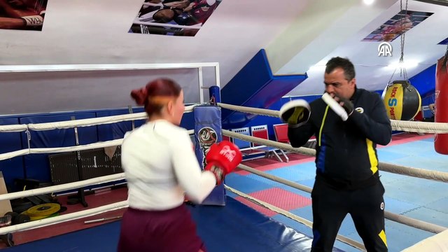 Şampiyon milli boksör Yonca Gül'ün 2028 ve 2032 hedefi | Ajansspor | AA