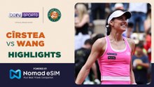 Sorana Cîrstea vs Xiyu Wang | Roland-Garros 2026 | Match Highlights