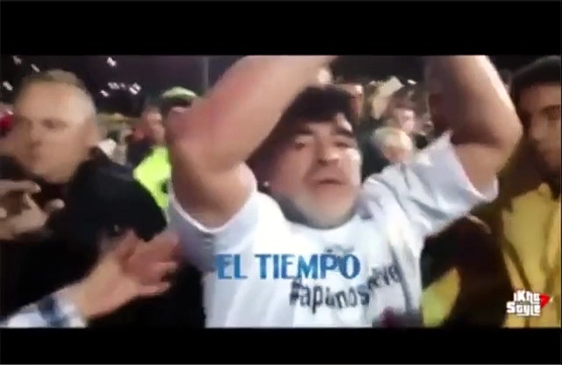 Maradona aggredisce reporter e una donna
