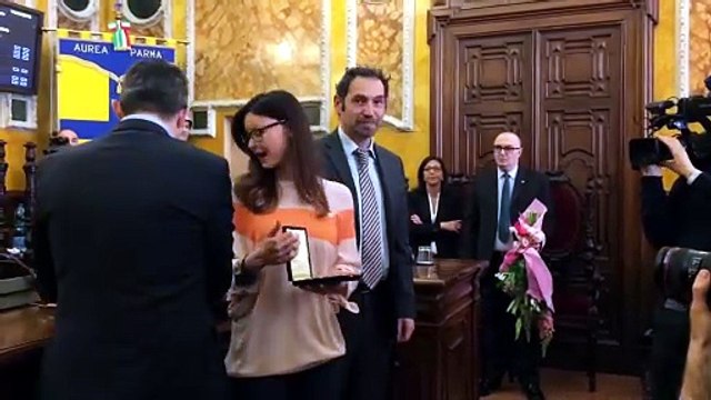 La premiazione di Lucia Annibali