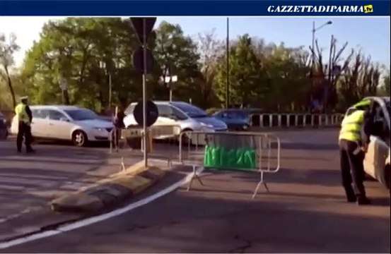 Viale Maria Luigia chiuso: il video