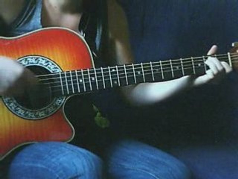 Dans un autre monde - Céline Dion guitare et chant