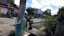 Road Under Construction on De Castro Street in Pila in Laguna in the Philippines