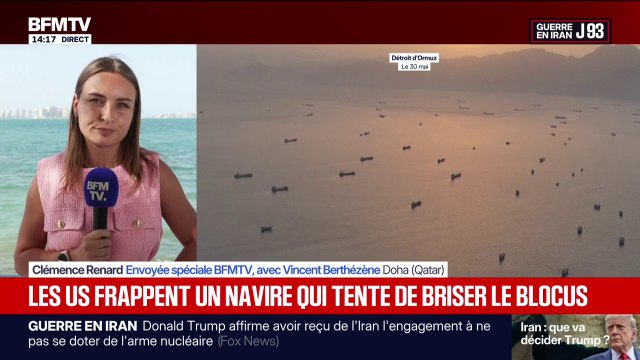 Guerre au Moyen-Orient: un avion américain a tiré sur un navire qui tentait de forcer le blocus