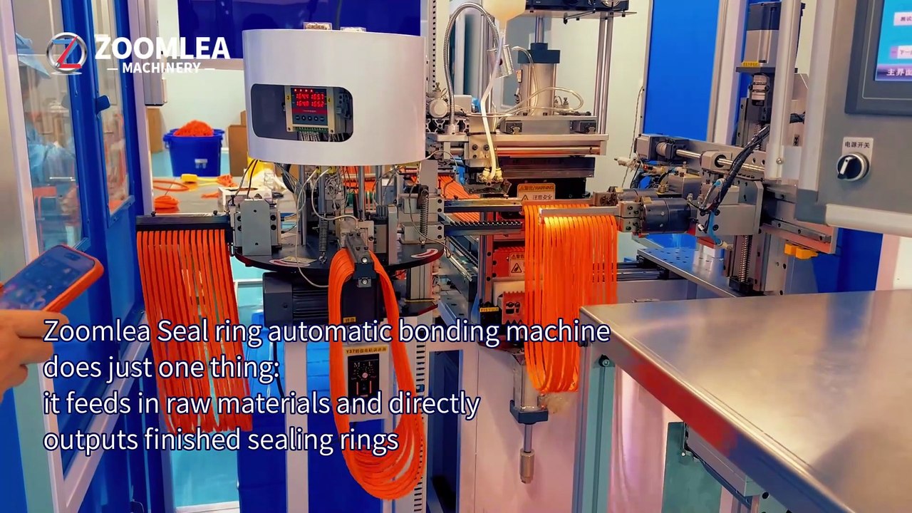 One machine = a miniature universal factory: the Seal ring automatic bonding machine handles over a dozen materials all in one