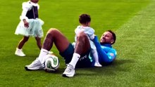 Neymar recebe visita da família na concentração da Seleção e momento com as filhas viraliza