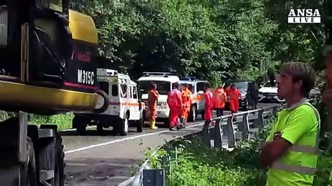 Due frane nella Bergamasca