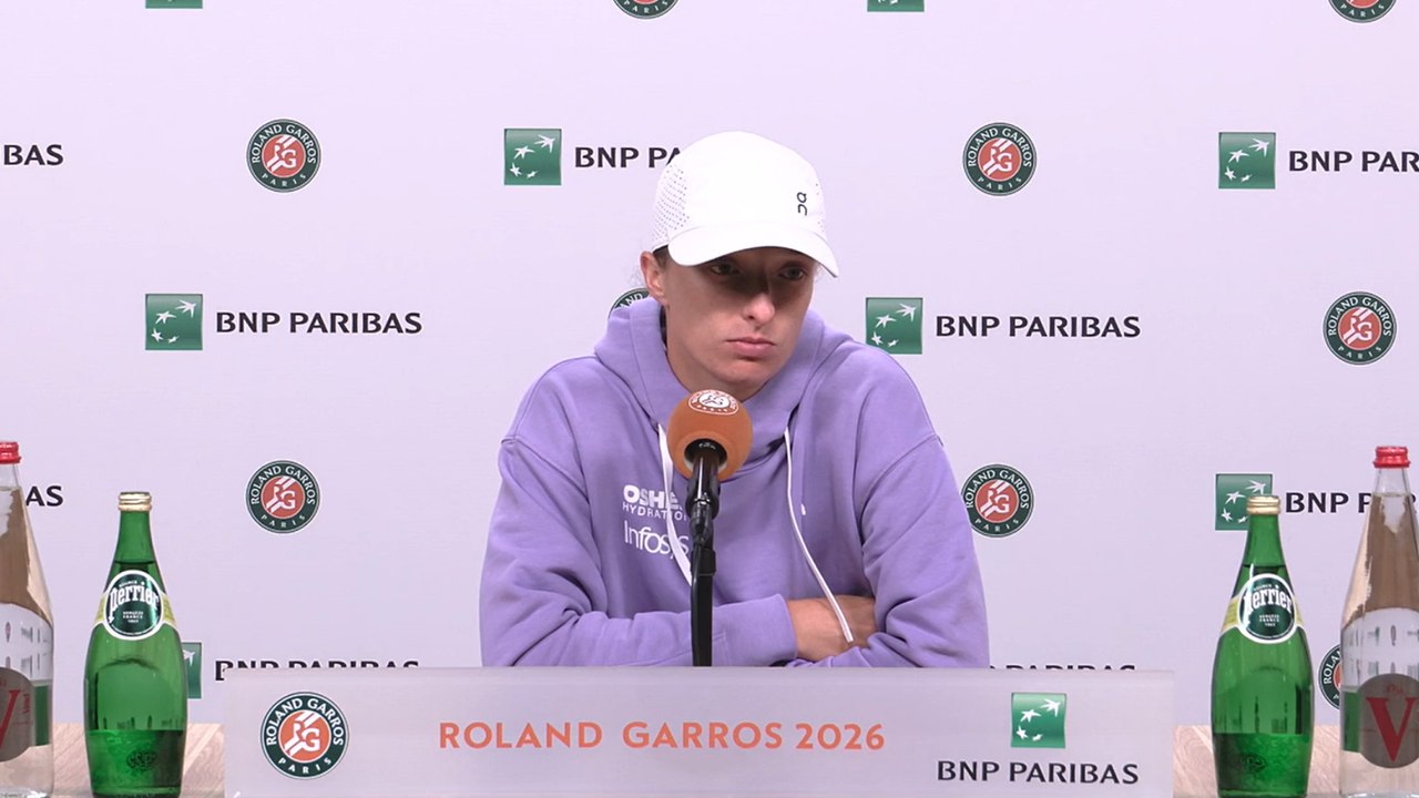 Roland-Garros 2026 - Iga Swiatek : “Mon corps n’arrivait pas à faire les bonnes choses”
