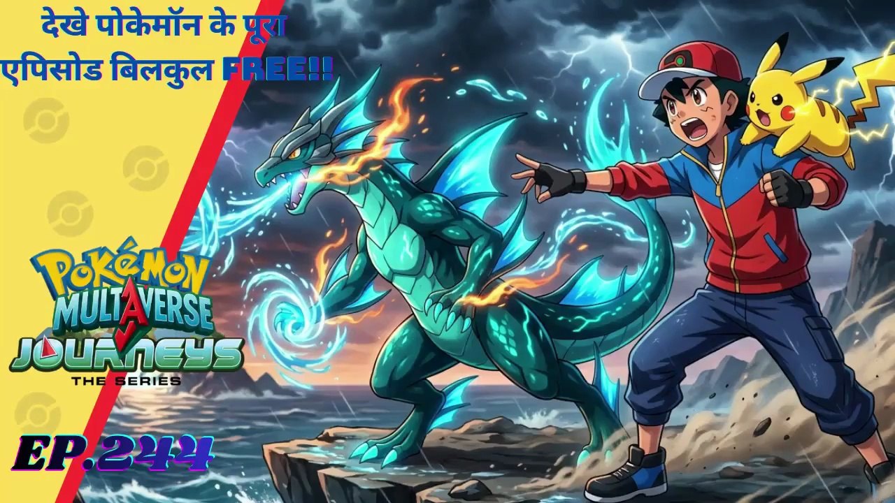 Ash ka new journey Ep 244 | A new Journey of Ash pikachu #pokemon #anime #pokemonmovie #hindi