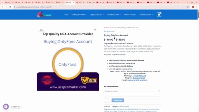 Best, Platforms, to B~u~y Verified OnlyFans Accounts Today in Online MarketPlace