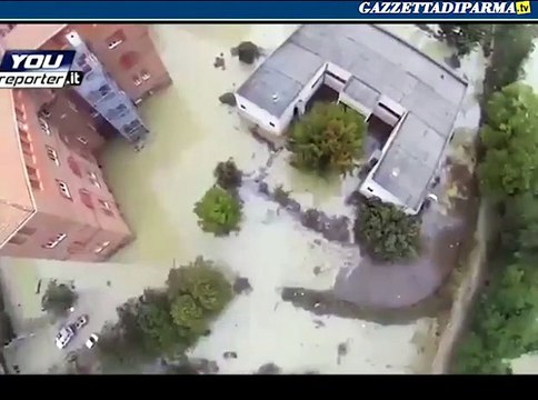 Parma, quando il Baganza si prese la città: il video