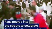 Clashes in Paris after PSG win Champions League