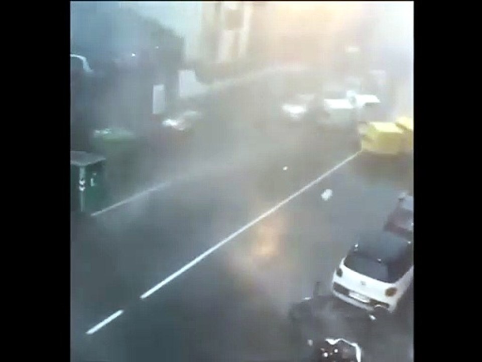 Tromba d'aria a Nervi: il video